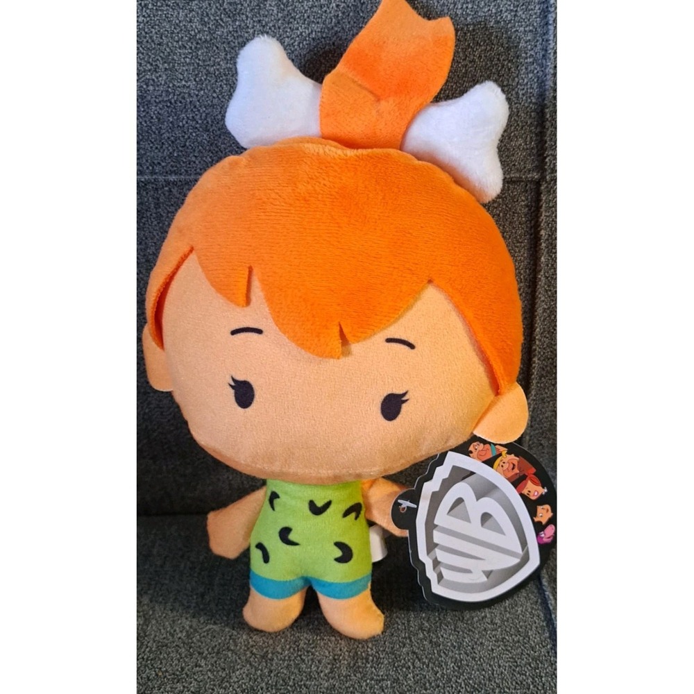 PEBBLES • The Flintstones Plush Stuffed Animal w/Tag 9-inch Tall Warner Brothers